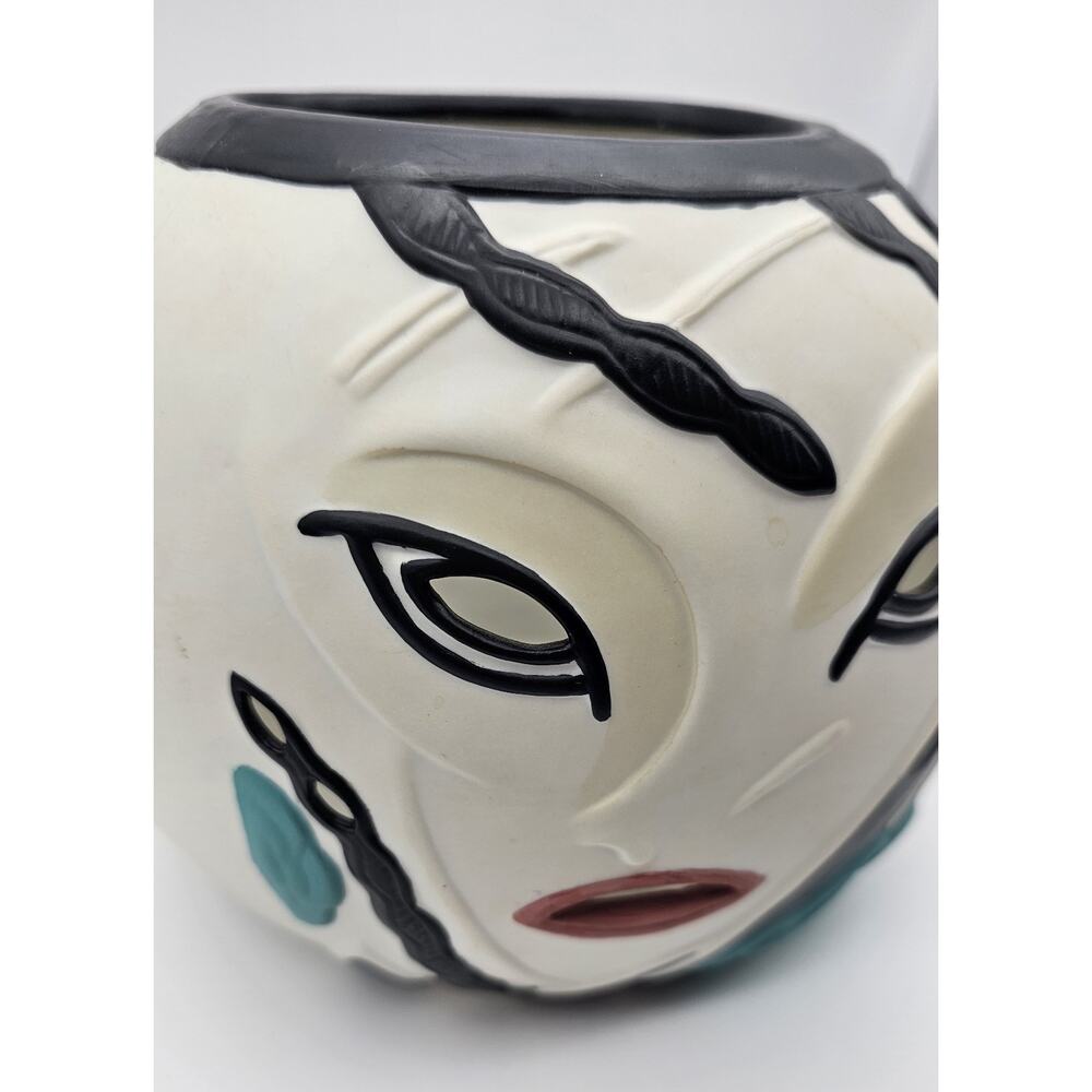 Vintage PartyLite Enchanted Empress Harlequin Face Bowl Candle Holder - Picture 2 of 12